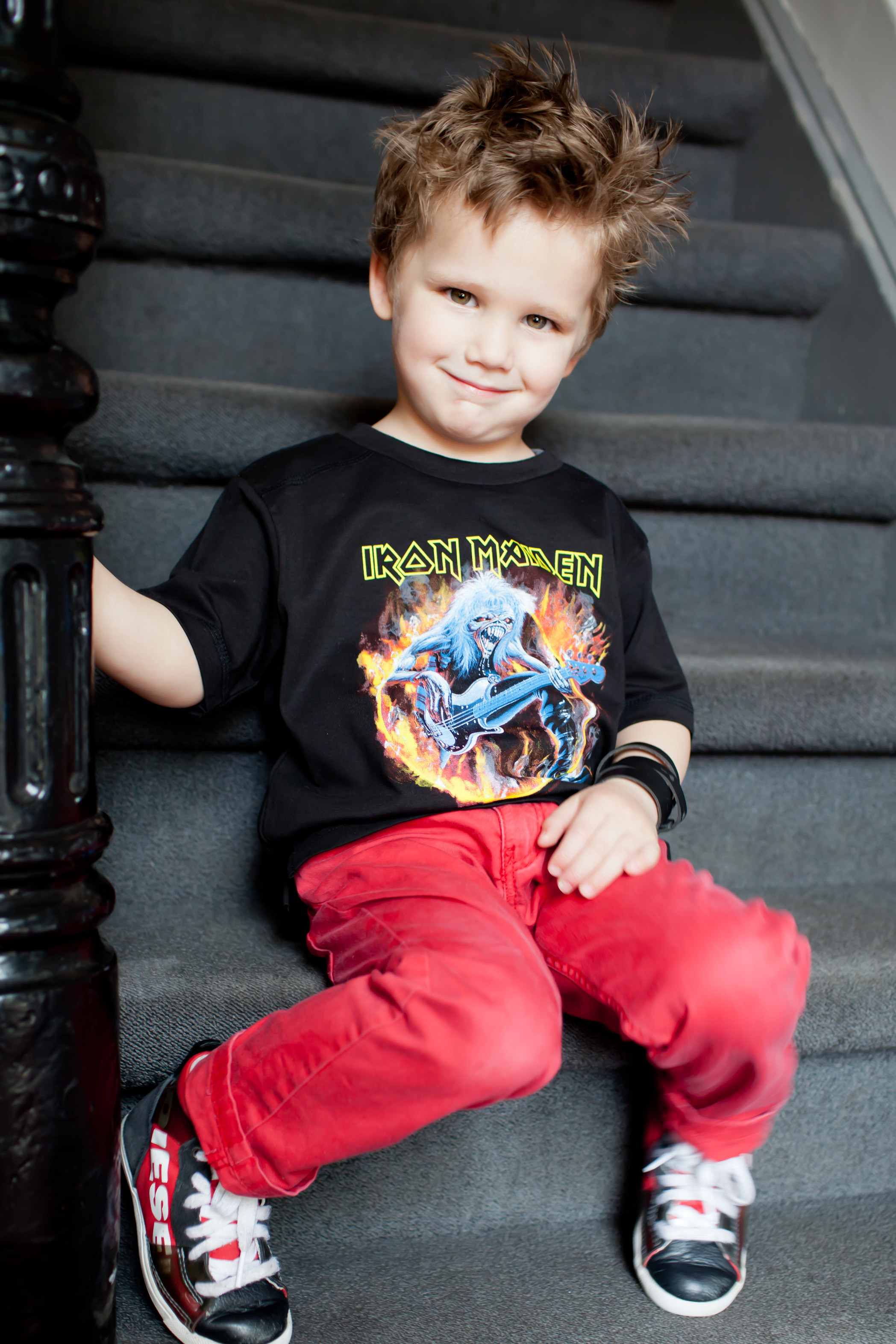 Iron Maiden T-shirt til børn | FLF photoshoot